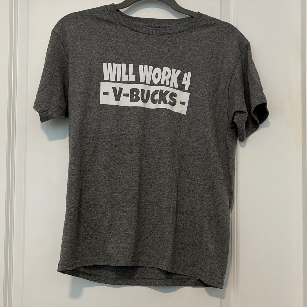 Gildan Charcoal Graphic Tee with Fun Print